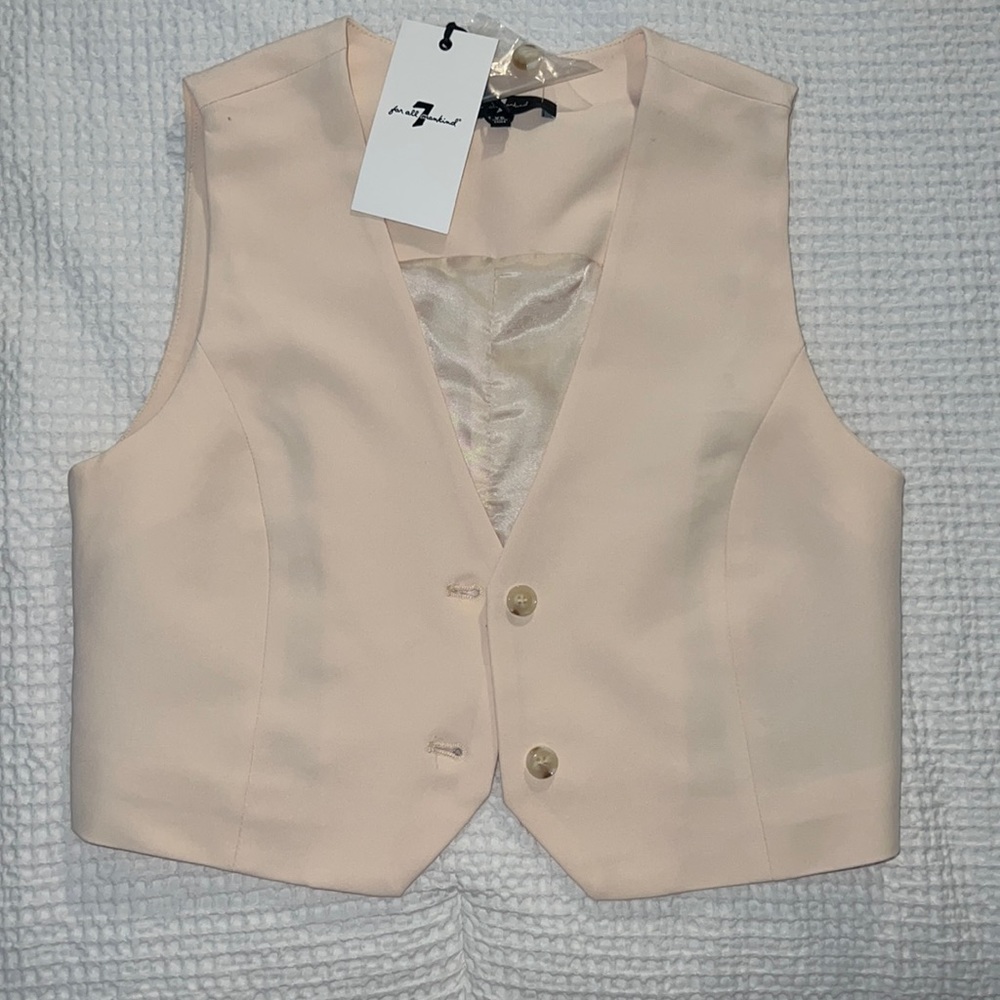 Cropped vest shirt
